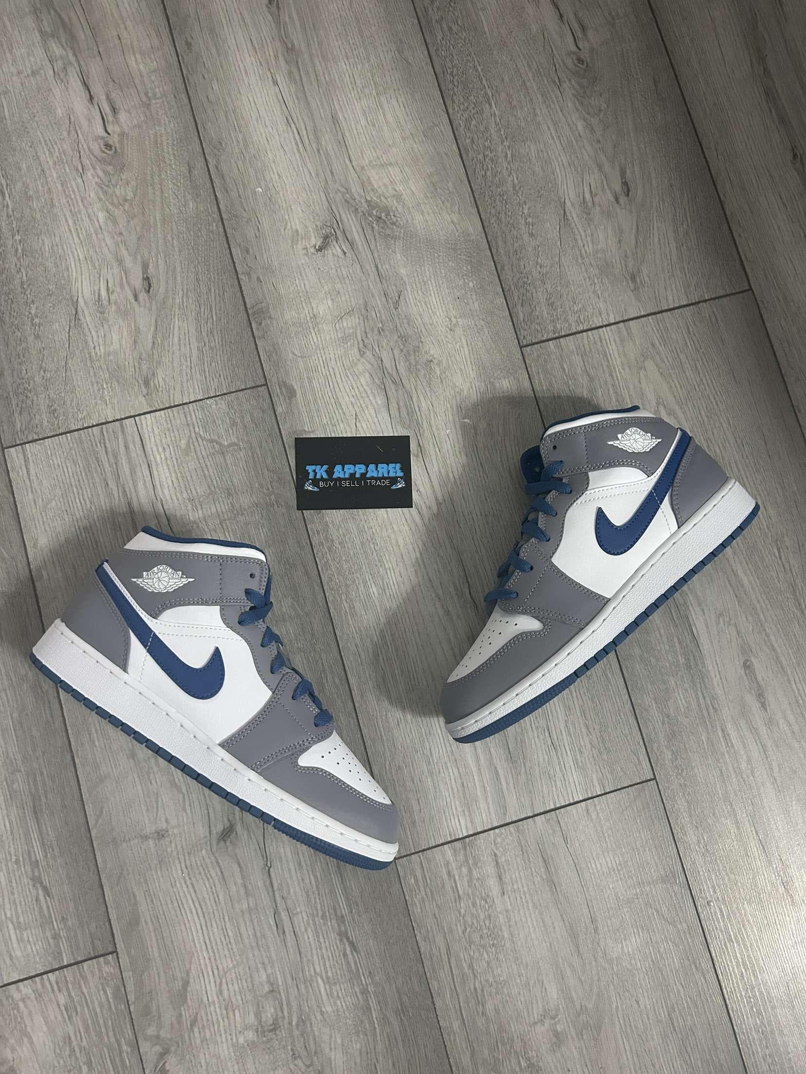 Jordan 1 Mid True Blue Junior (GS)